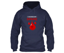 Load image into Gallery viewer, I shared my spare blood - Unisex Hoodie
