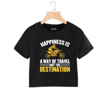 Load image into Gallery viewer, Happiness is a way of travel not the destination - Women&#39;s Crop Top
