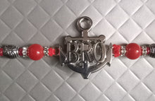 Load image into Gallery viewer, Silver Bro Anchor themed Rakhi
