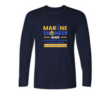Load image into Gallery viewer, Marine engineer&#39;s real meaning explained - Men&#39;s full sleeve round neck T-shirt
