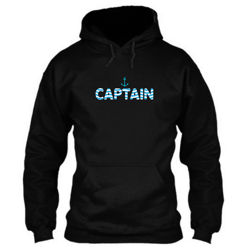 Captain (Waviform Typo) - Unisex Hoodie