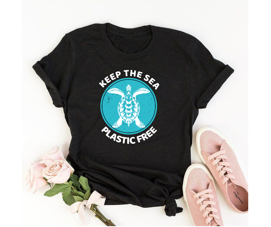 Keep the sea plastic free - Women's  Half sleeve round neck T-Shirt