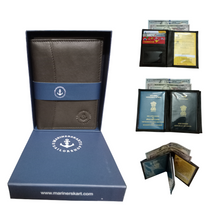 Load image into Gallery viewer, Leather Passport / CDC / COC Travel Wallet
