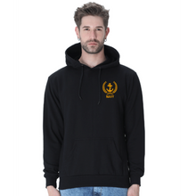 Load image into Gallery viewer, Navy Anchor with Leaf Logo - Unisex Hoodie

