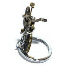 Load image into Gallery viewer, Antique Cycle Metal Keychain for cycle lovers
