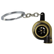 Load image into Gallery viewer, Turbo charger Antique Metal Keychain for marine engineers, bike and car lovers
