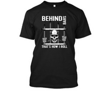 Load image into Gallery viewer, Behind bars - Men&#39;s Half sleeve round neck T-Shirt
