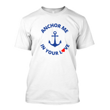 Load image into Gallery viewer, Anchor Me In Your Love - Couple Men&#39;s half sleeve round neck T-shirt
