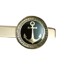 Load image into Gallery viewer, Classic Anchor Neck Tie Bar Clasp Clip for Merchant Navy Mariners
