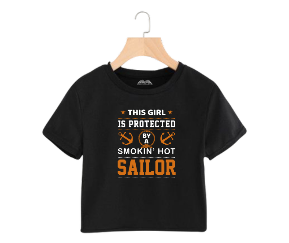 Sailor's girlfriend - Women's Crop Top