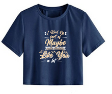 Load image into Gallery viewer, I Like You A Lot - Women&#39;s Crop Top
