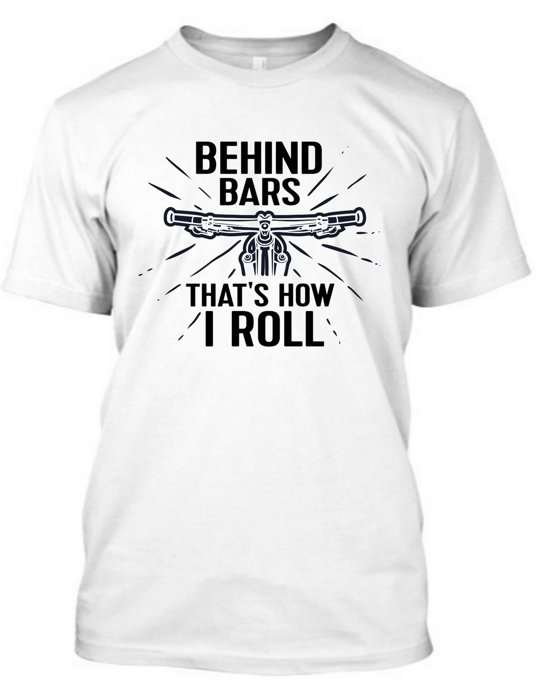 Behind Bars - Men's half sleeve round neck T-shirt