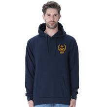 Load image into Gallery viewer, Navy Anchor with Leaf Logo - Unisex Hoodie
