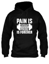 Load image into Gallery viewer, Pain is temporary pride is forever - Unisex hoodie
