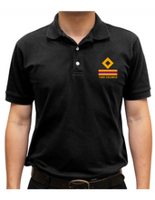 Load image into Gallery viewer, Merchant Navy Ranks Printed Polo Neck T-shirt
