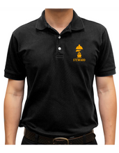 Load image into Gallery viewer, Merchant Navy Ranks Printed Polo Neck T-shirt for Ratings
