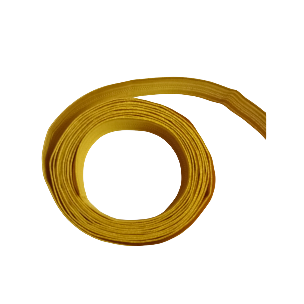 Golden Metal Braided Ribbon for Stitching on Coat - Dia 13 mm