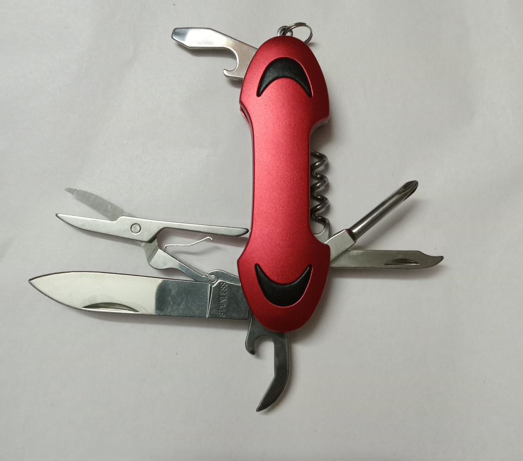 Jack Knife Multi-Purpose Knife 8 in 1 - Red