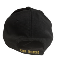Load image into Gallery viewer, Chief Engineer Embroidered Black Adult Unisex Cap - Premium Quality
