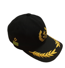 Load image into Gallery viewer, ETO with 3 Stripes Embroidered Black Adult Unisex Cap - Premium Quality
