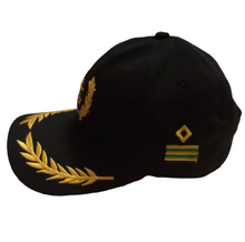 Load image into Gallery viewer, ETO with 3 Stripes Embroidered Black Adult Unisex Cap - Premium Quality
