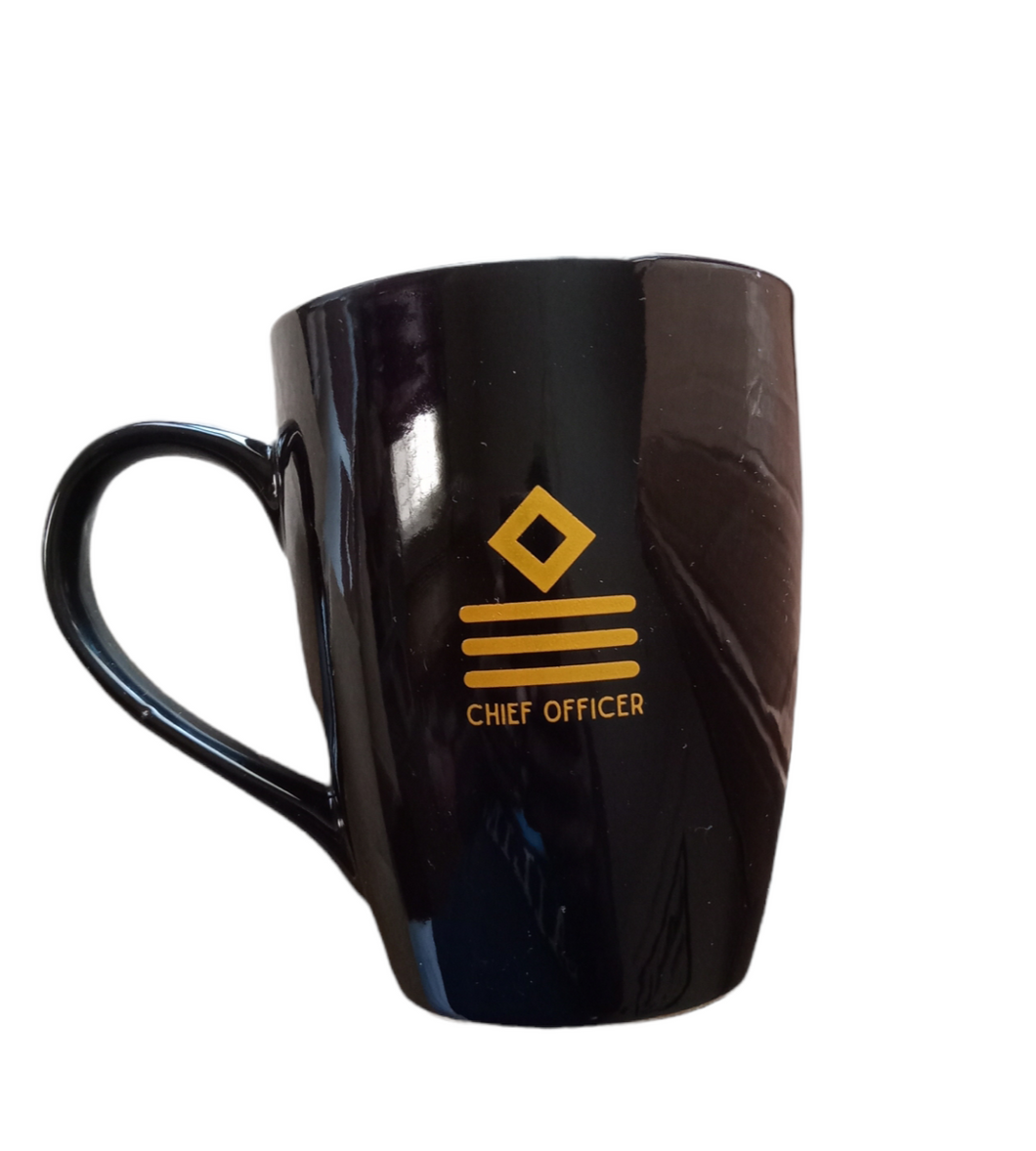 Merchant Navy Rank Printed Conical Coffee Mug