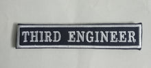 Load image into Gallery viewer, Embroidery Tag for Merchant Navy Ranks - Hard Type with Velcro
