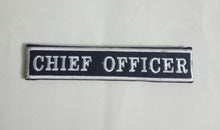 Load image into Gallery viewer, Embroidery Tag for Merchant Navy Ranks - Hard Type with Velcro
