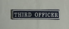 Load image into Gallery viewer, Embroidery Tag for Merchant Navy Ranks - Hard Type with Velcro
