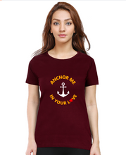 Load image into Gallery viewer, Anchor Me In Your Love  - Couple Women&#39;s half sleeve round neck T-shirt
