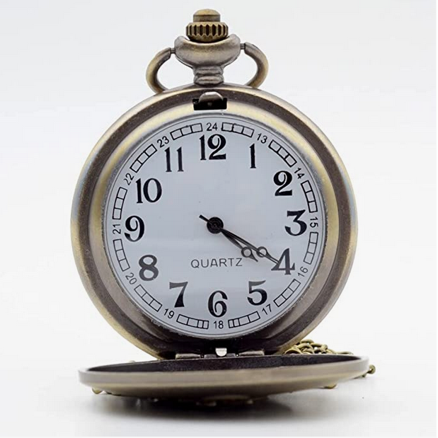 Metal Vintage Anchor Pocket Watch keychain MARINERSKART