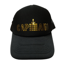 Load image into Gallery viewer, Captain Gold Printed Cap
