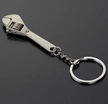 Load image into Gallery viewer, Adjustable or shifter spanner Metal Keychain
