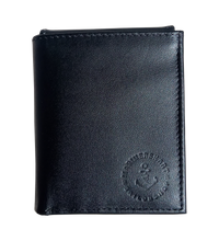 Load image into Gallery viewer, Bifold Classic Compact Men&#39;s Leather Wallet With RFID Blocking
