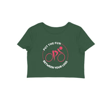 Load image into Gallery viewer, Cycling fun - Women&#39;s Crop Top
