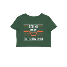 Load image into Gallery viewer, Behind the bars - Women&#39;s Crop Top
