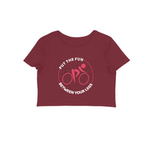 Load image into Gallery viewer, Cycling fun - Women&#39;s Crop Top
