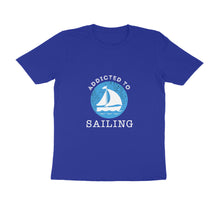 Load image into Gallery viewer, Addicted to sailing - Men&#39;s half sleeve round neck T-shirt
