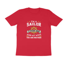 Load image into Gallery viewer, Sailors don&#39;t fear - Men&#39;s Half sleeve round neck T-Shirt
