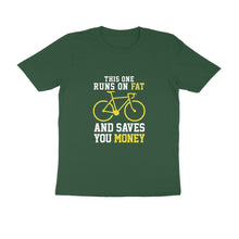 Load image into Gallery viewer, Runs on fat - Men&#39;s Half sleeve round neck T-Shirt
