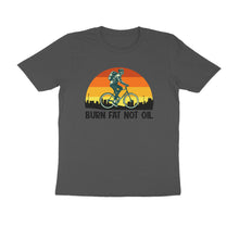 Load image into Gallery viewer, Burn fat not the oil - Men&#39;s Half sleeve round neck T-Shirt
