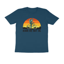 Load image into Gallery viewer, Burn fat not the oil - Men&#39;s Half sleeve round neck T-Shirt
