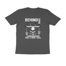 Load image into Gallery viewer, Behind bars - Men&#39;s Half sleeve round neck T-Shirt
