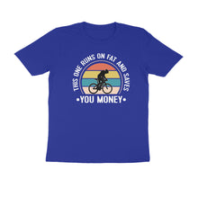 Load image into Gallery viewer, This one runs on fat - Men&#39;s Half sleeve round neck T-Shirt
