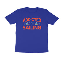 Load image into Gallery viewer, Sailing addict - Men&#39;s Half sleeve round neck T-Shirt
