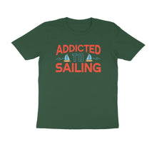 Load image into Gallery viewer, Sailing addict - Men&#39;s Half sleeve round neck T-Shirt
