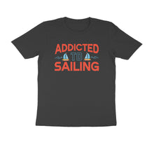 Load image into Gallery viewer, Sailing addict - Men&#39;s Half sleeve round neck T-Shirt
