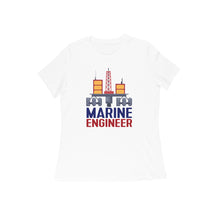 Load image into Gallery viewer, Marine Engineer - Women&#39;s half sleeve round neck t-shirt
