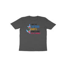Load image into Gallery viewer, Captain dad&#39;s handsome little prince - Toddlers unisex half sleeve round neck T-shirt
