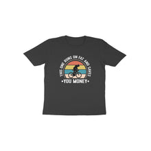 Load image into Gallery viewer, This one runs on fat cycle - Toddlers unisex half sleeve round neck T-shirt
